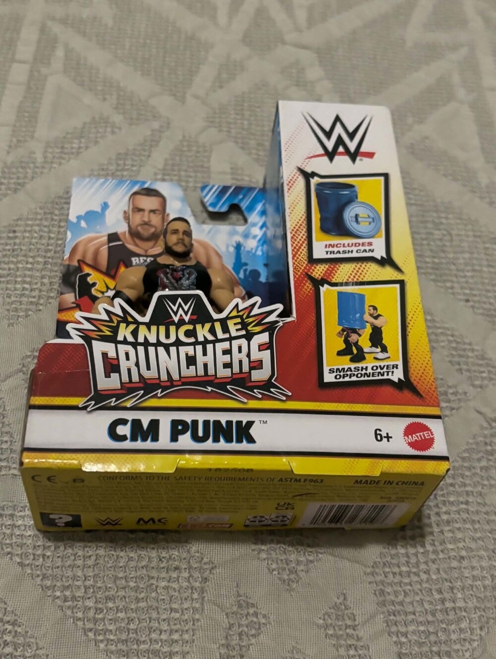 CM Punk WWE Knuckle Crunchers Mini Action Figure New